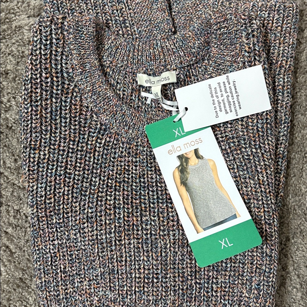 Ella Moss Multicolor Knit Sweater